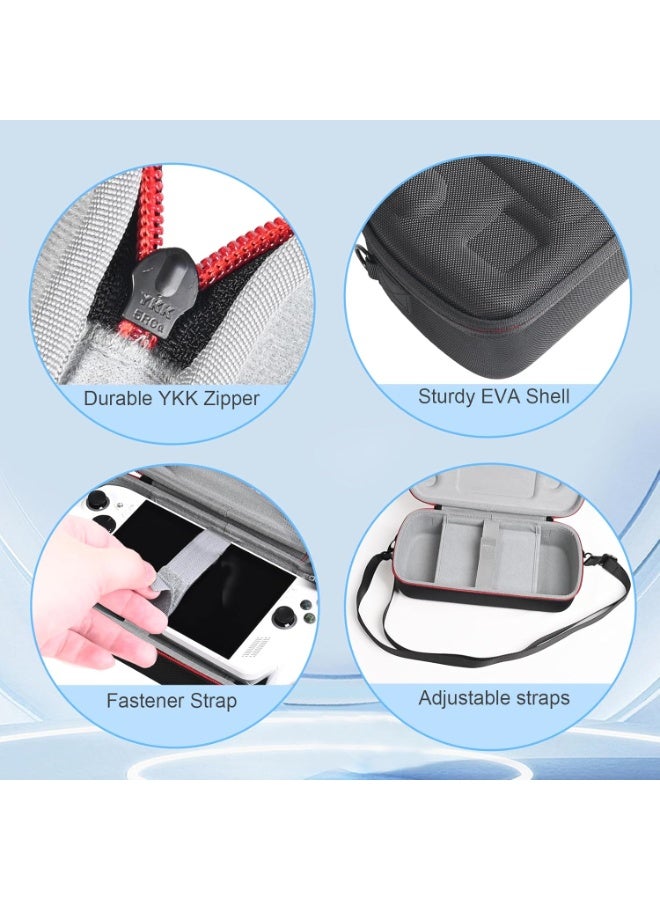 RLSOCO Hard Case for ASUS ROG Xbox Ally X/ROG Xbox Ally Gaming Handheld & Accessories by RLSOCO. Fits the Handheld Console, Console Base, Charger, Charging Cable, etc. (Case Only) - Image 3